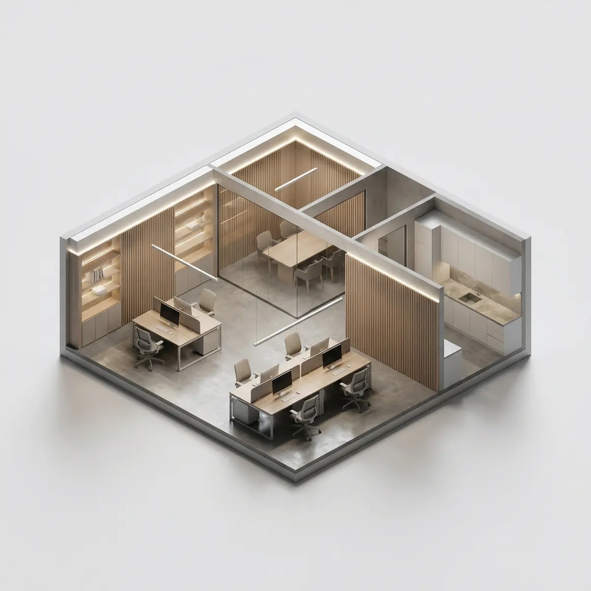 Ofis uchun yangi binodagi taʼmir Toshkentda