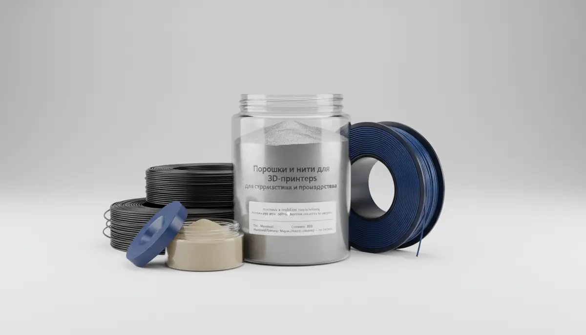 3D-printerlar uchun kukunlar va iplar