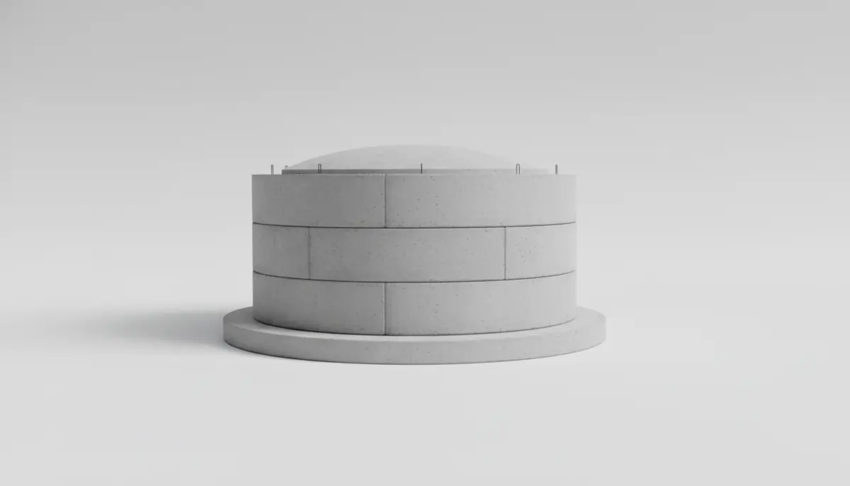 Suv/kimyoviy moddalar uchun temir-beton rezervuar