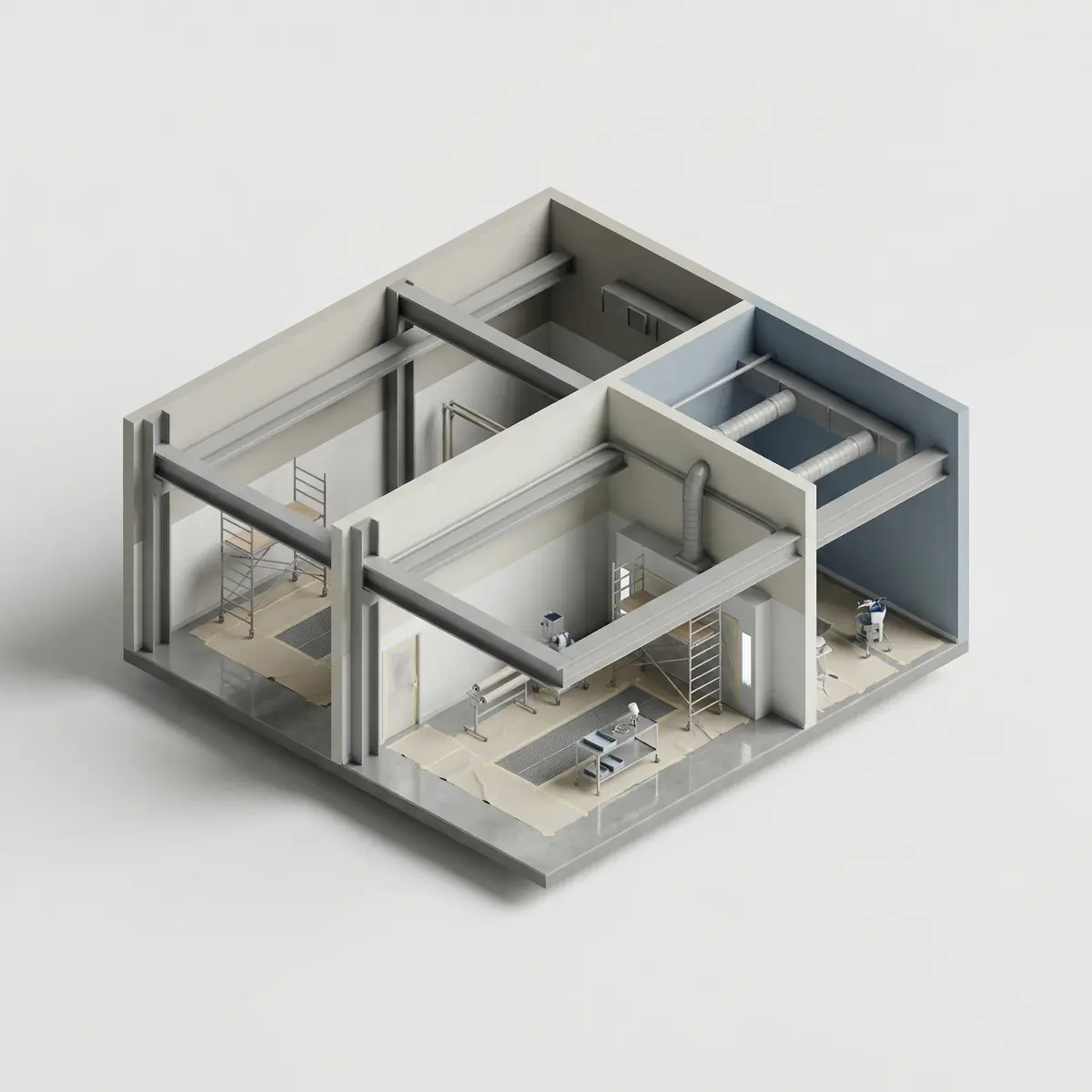 Ishlab chiqarish binosi uchun bo‘yoq ishlari Toshkentda