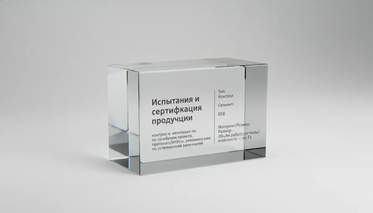 Mahsulotni sinovdan o‘tkazish va sertifikatlash