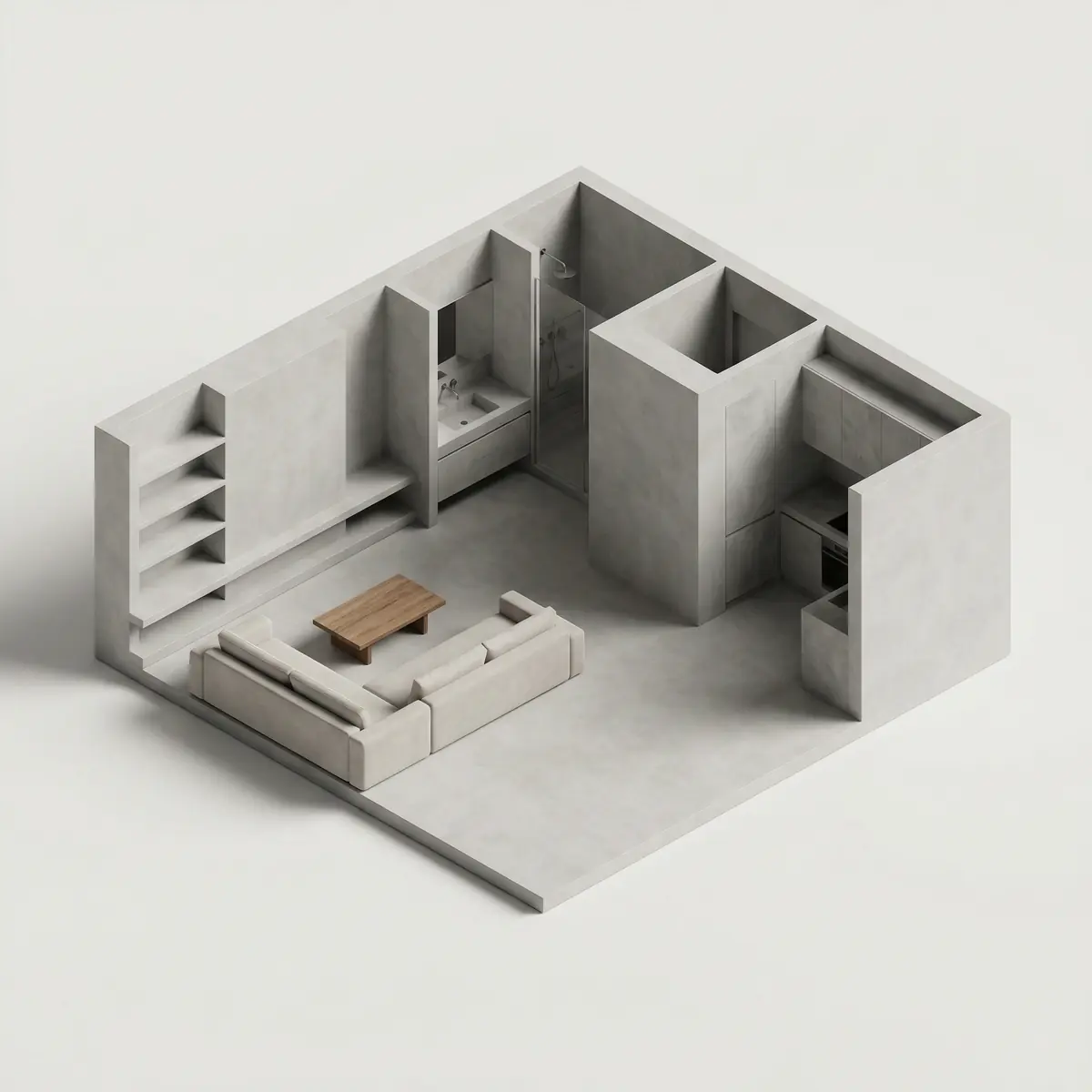 Отделка микроцементом для квартиры в Ташкенте