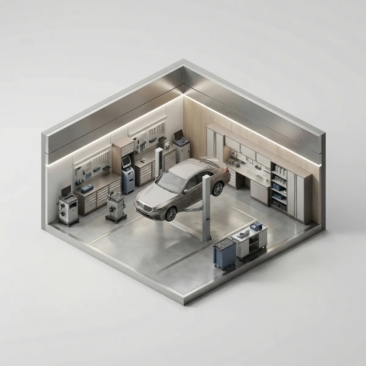 Avtoservis uchun interyerni rebrending qilish Toshkentda