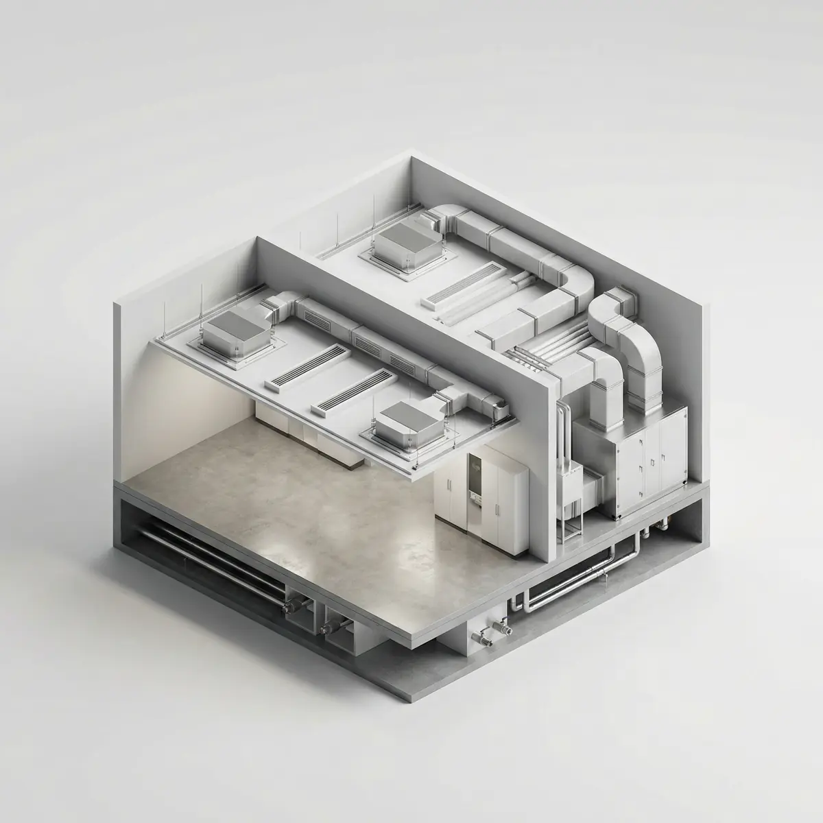 Ishlab chiqarish binosi uchun konditsioner tizimi Toshkentda