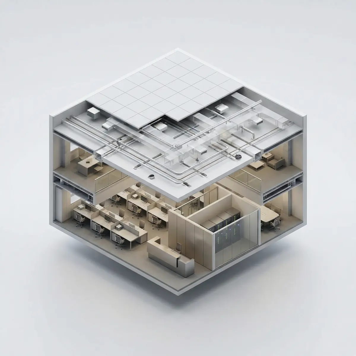 Tijorat xonasi uchun muhandislik yechimlari loyihasi Toshkentda