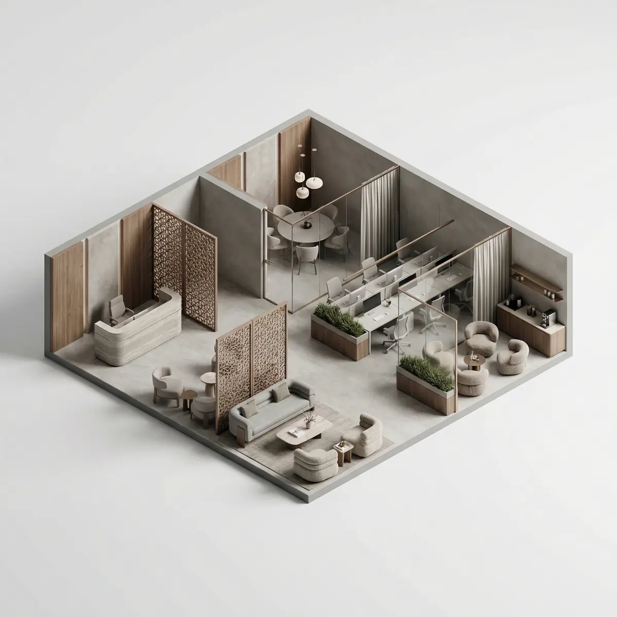 Ofis uchun interyer konsepsiyasi Toshkentda