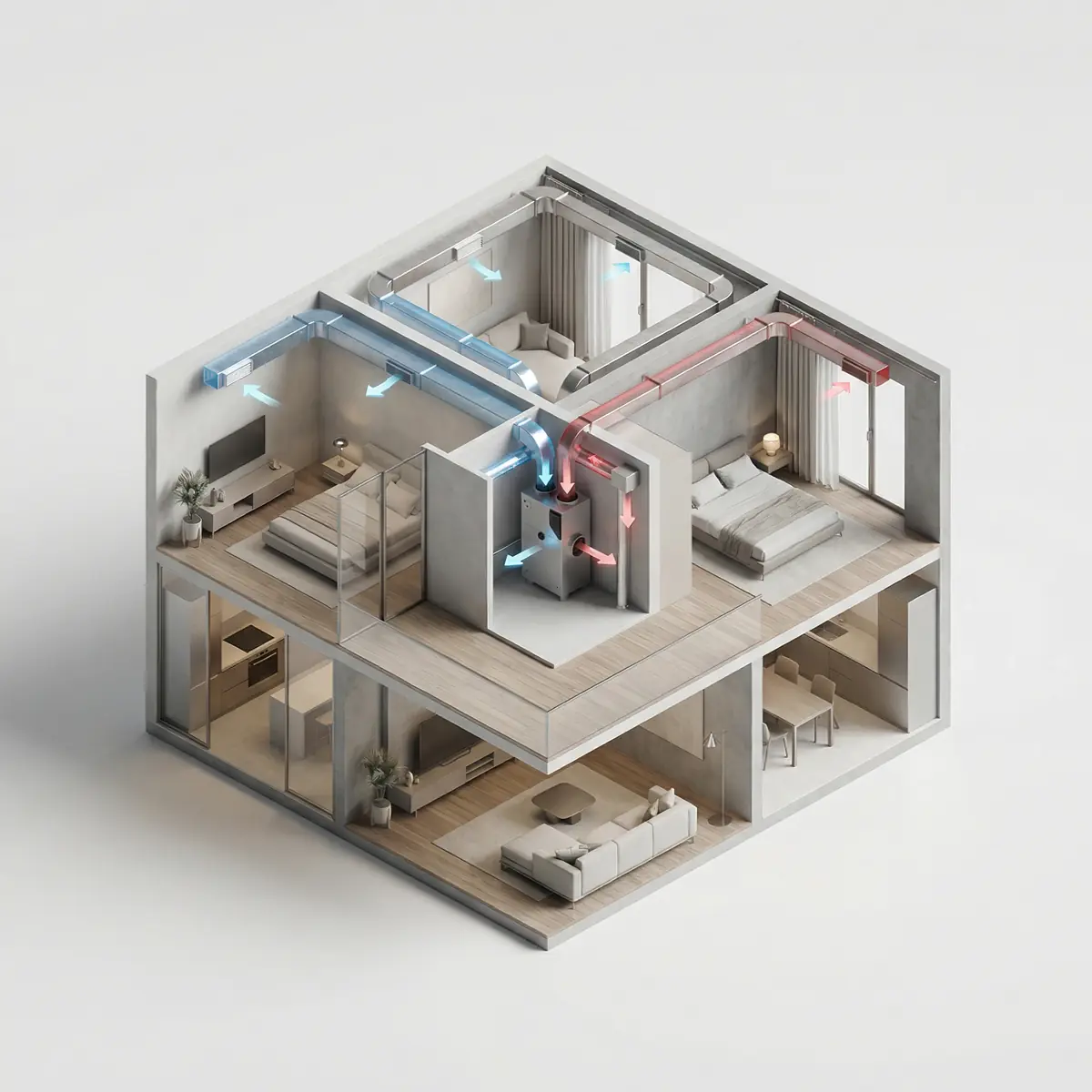 Kvartira uchun taʼminot-chiqarish ventilyatsiyasi Toshkentda