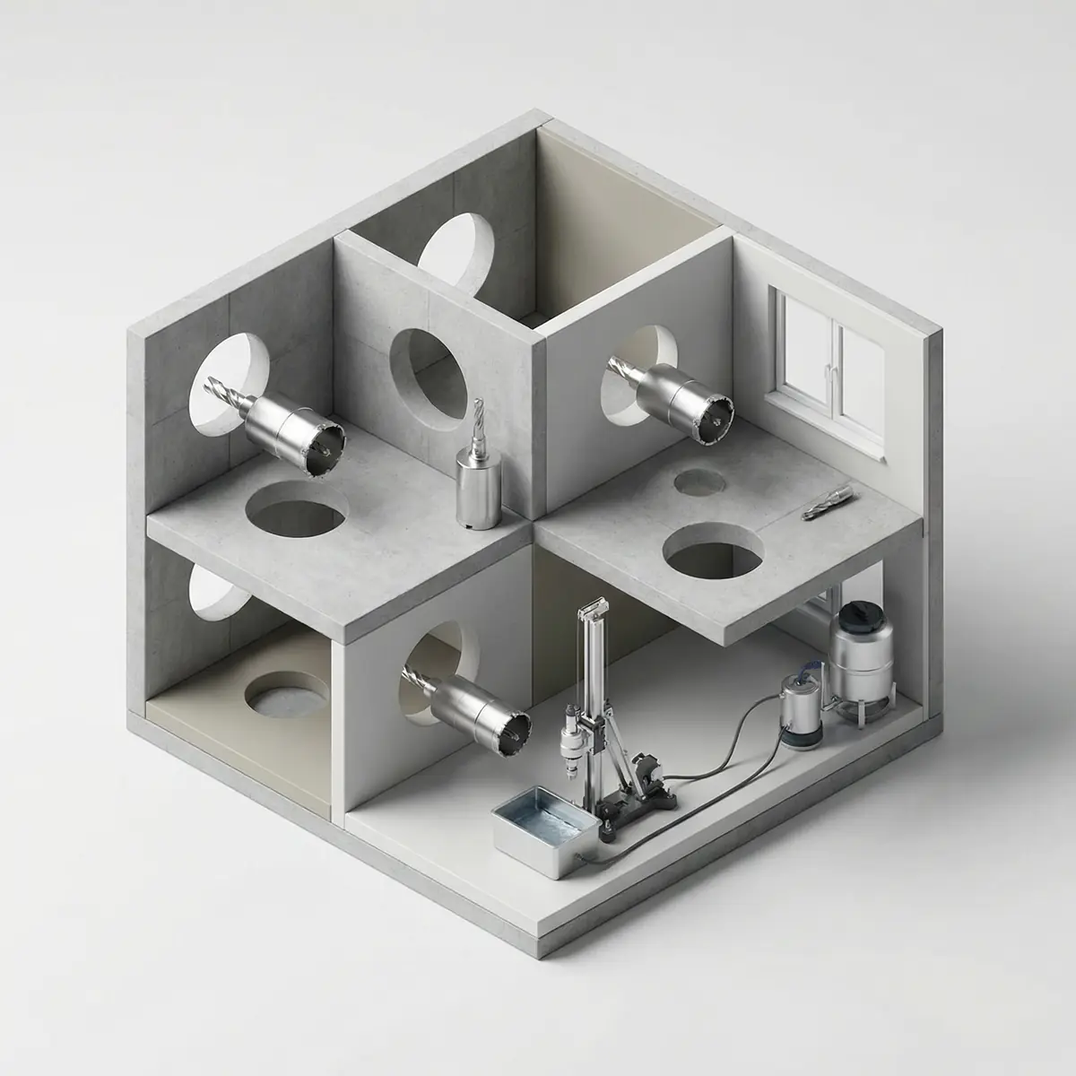 Kvartira uchun olmos bilan burg‘ulash Toshkentda