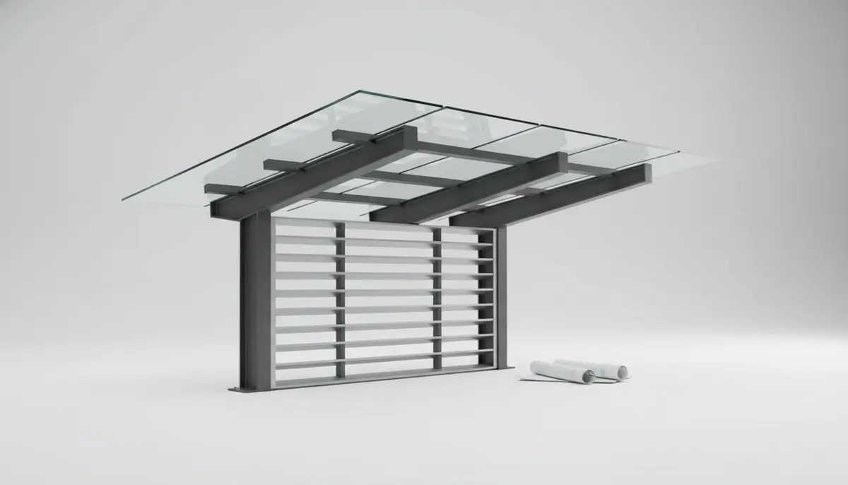 Kirish qismi uchun soyabon va naveslar