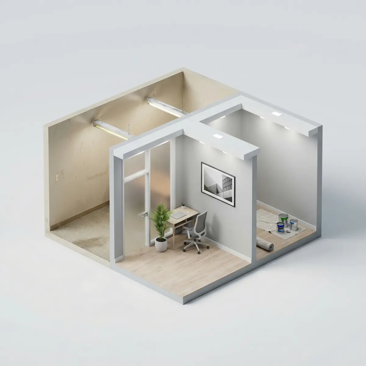 Ofis uchun kosmetik taʼmir Toshkentda