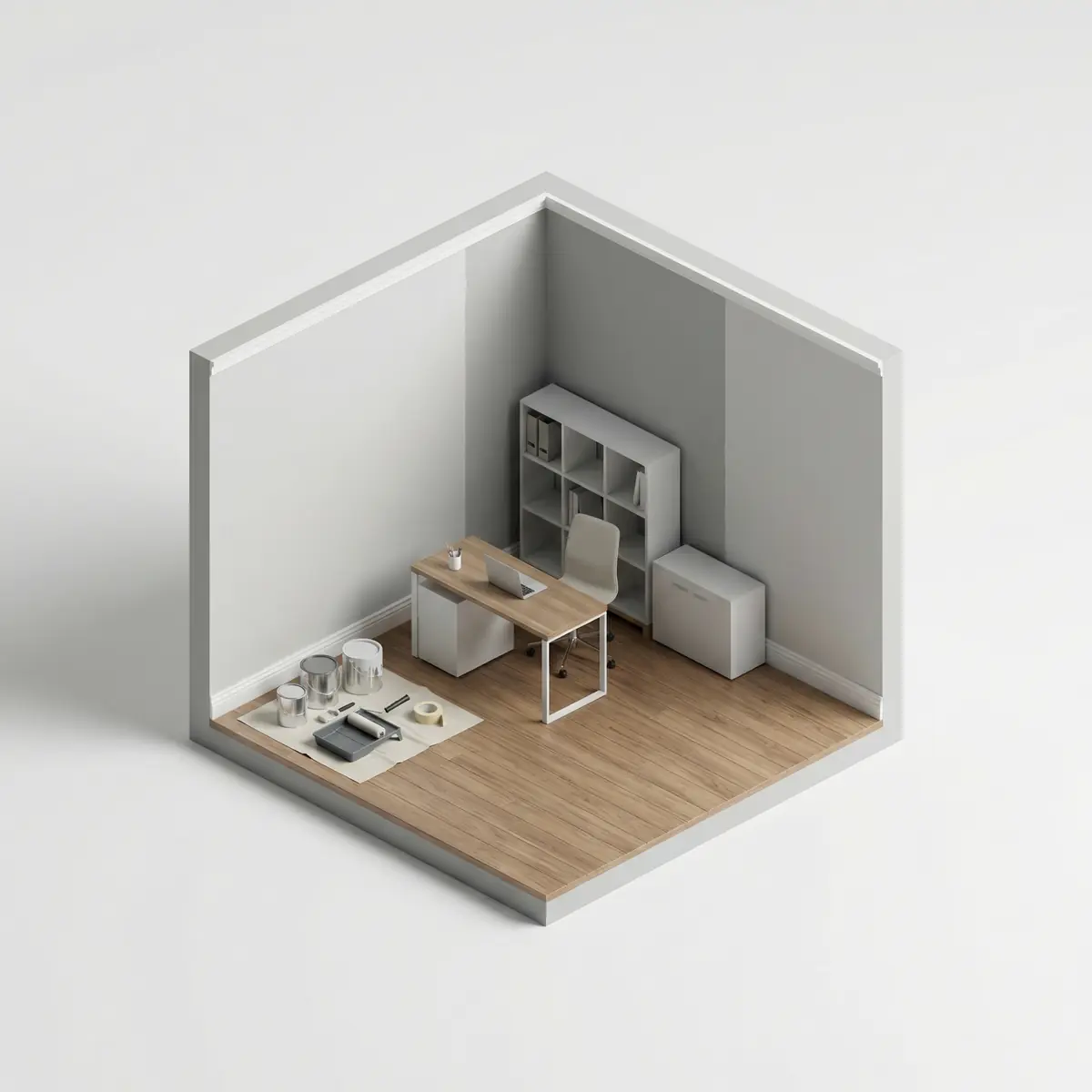 Tijorat xonasi uchun bo‘yoq ishlari Toshkentda