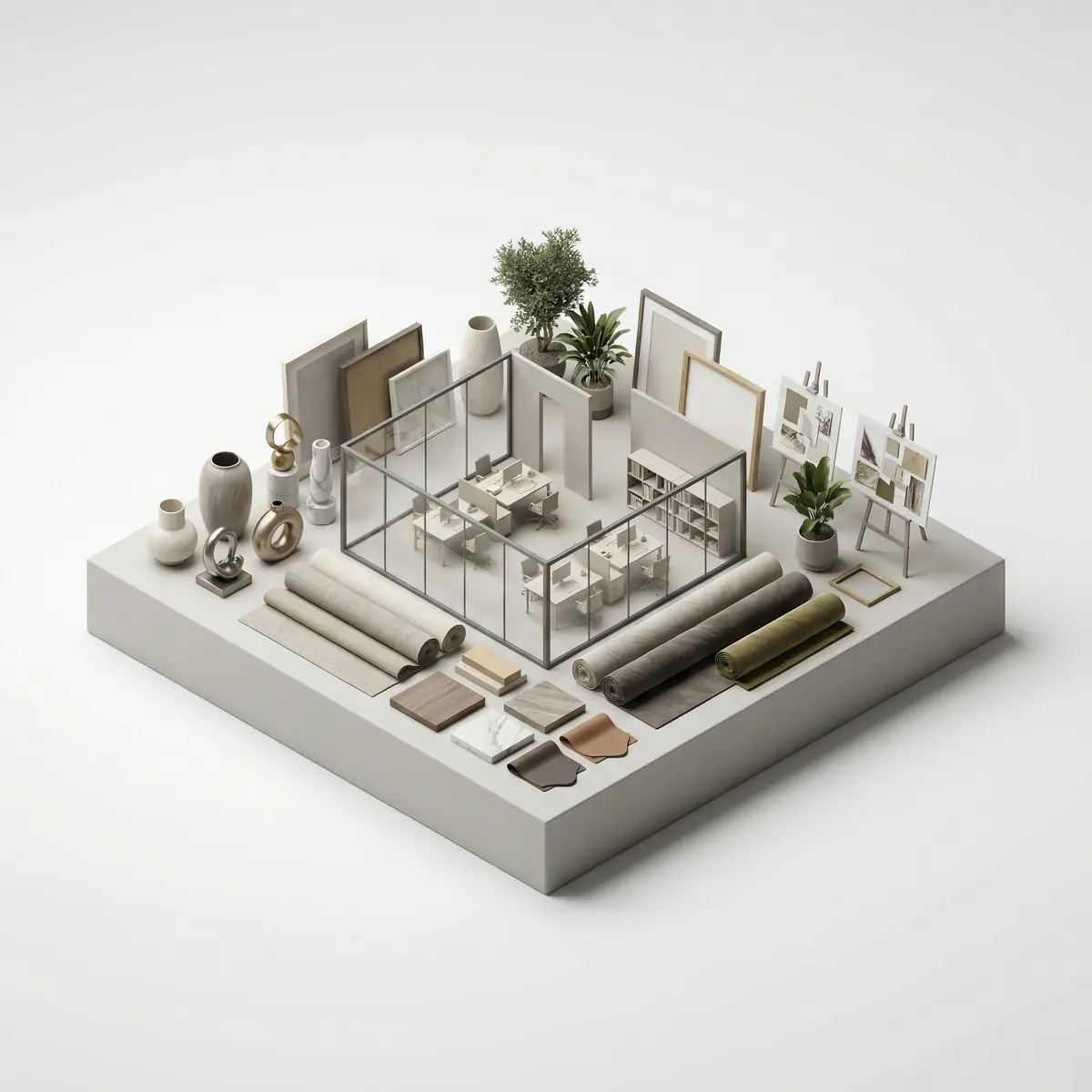 Ofis uchun dekor tanlash Toshkentda