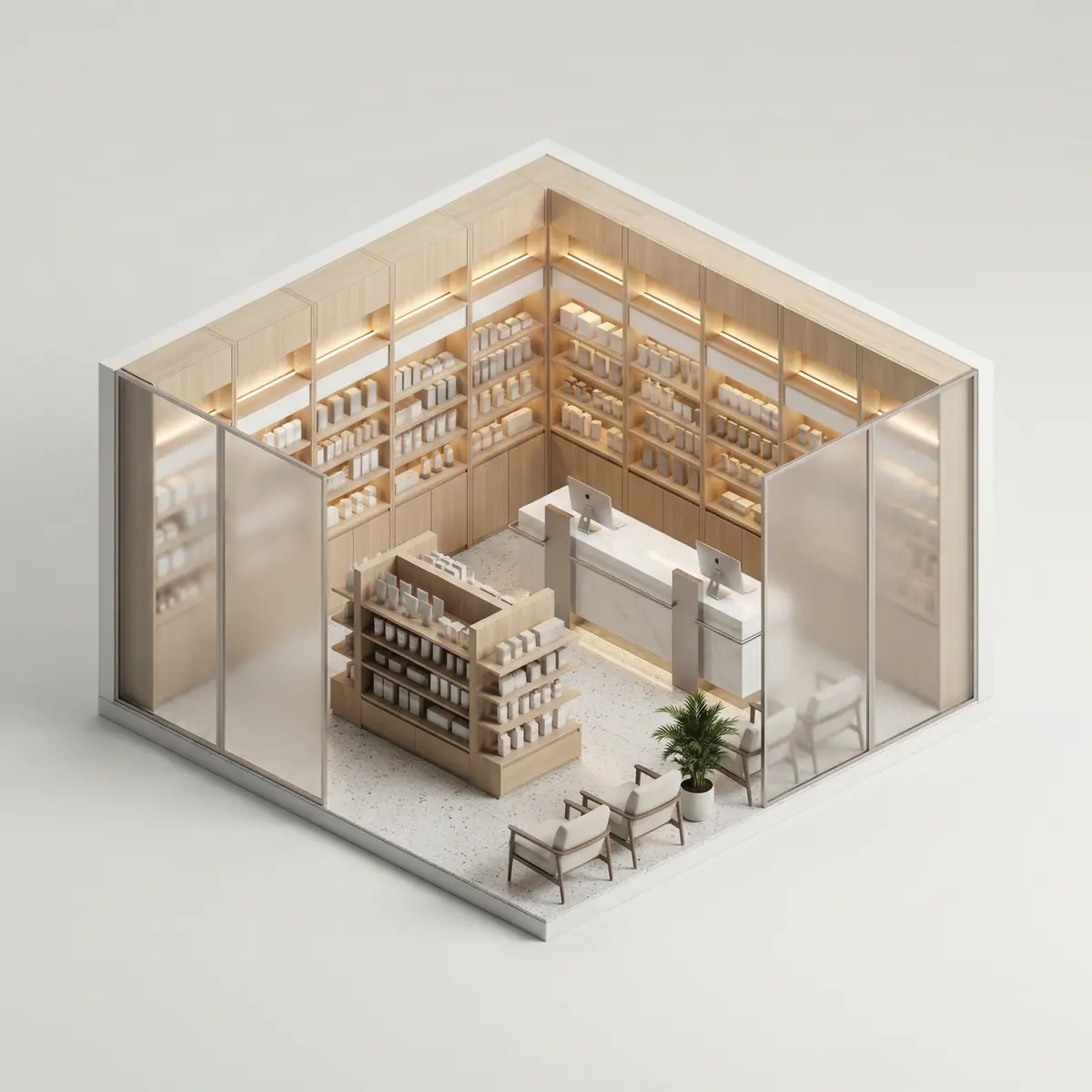 Dorixona uchun dizayn loyihasi Toshkentda