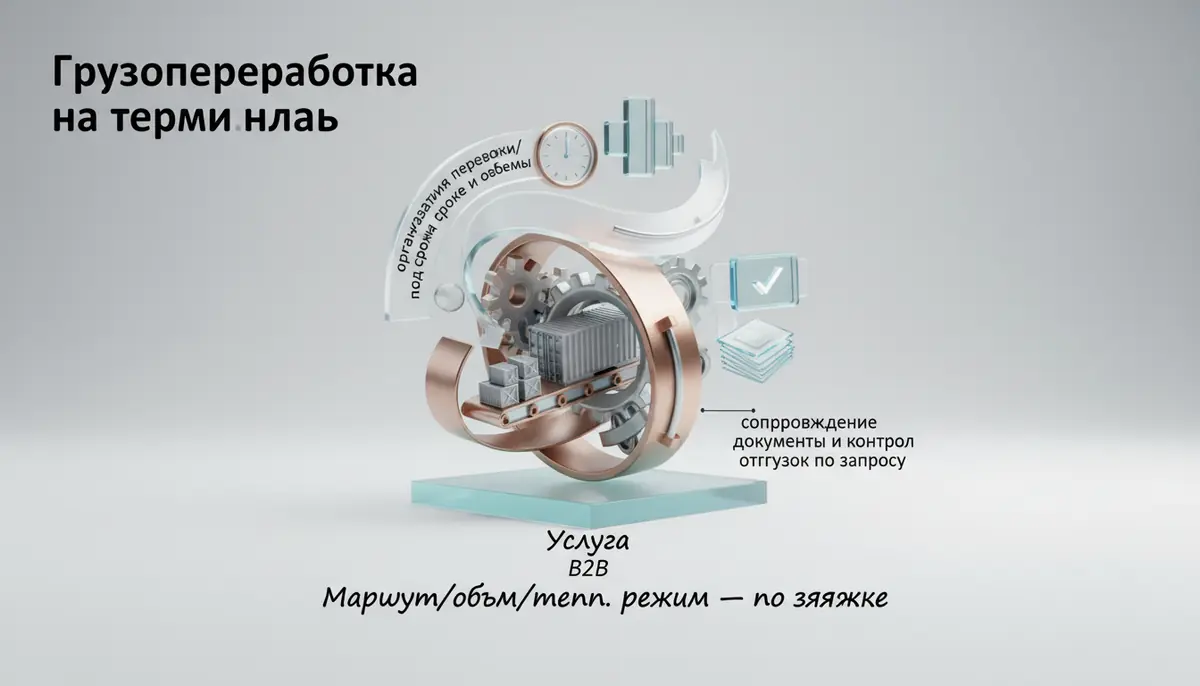 Terminaldagi yuklarni qayta ishlash