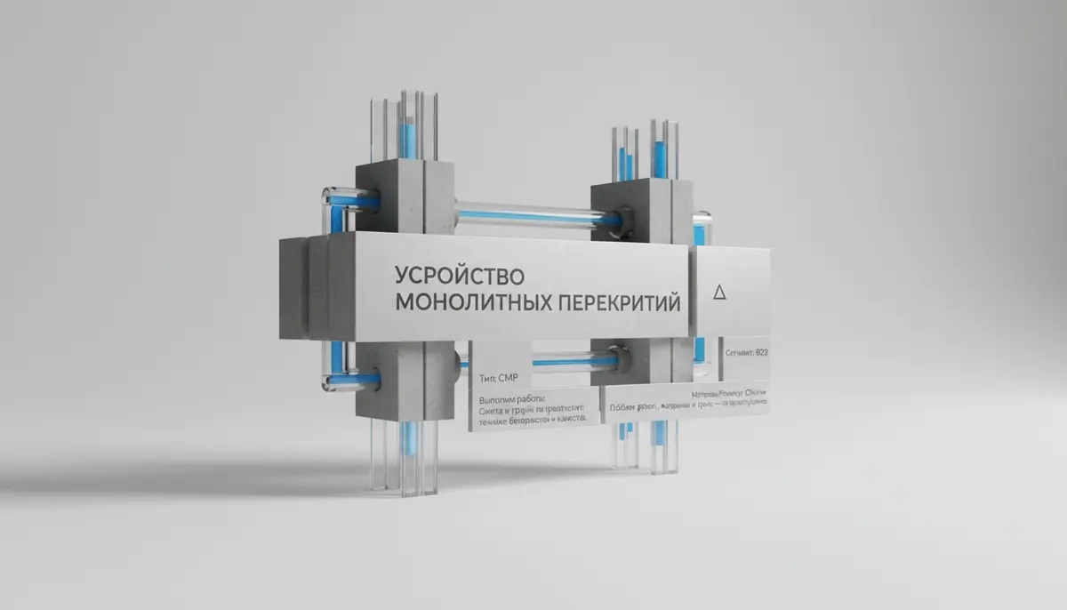 Monolitik yopmalarni qurish