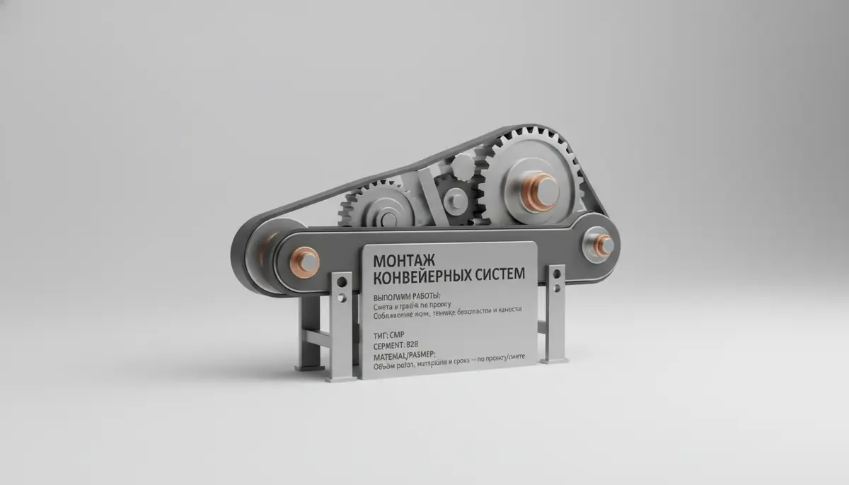 Konveyer tizimlarini o‘rnatish