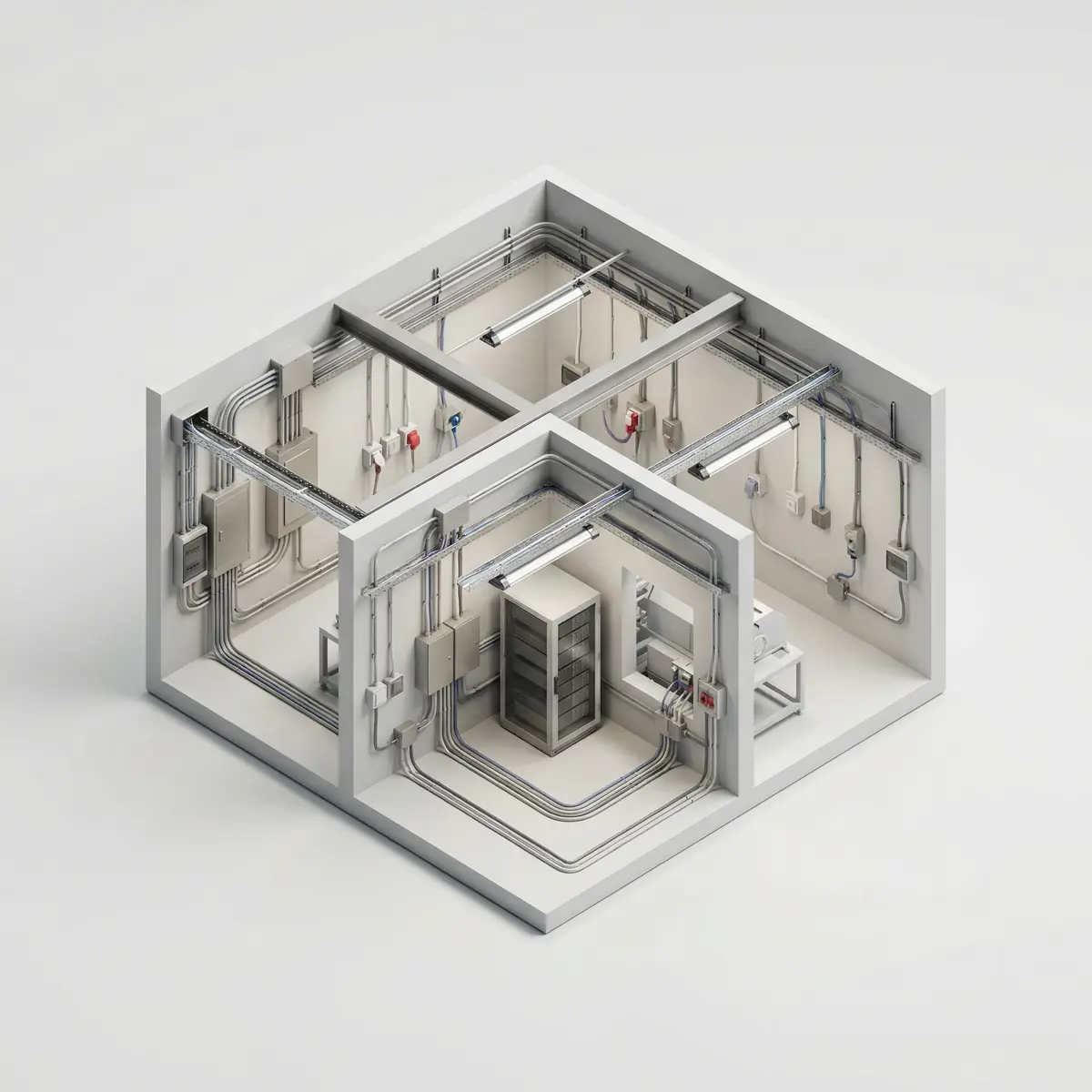 Electrical wiring layout for production facility in Tashkent