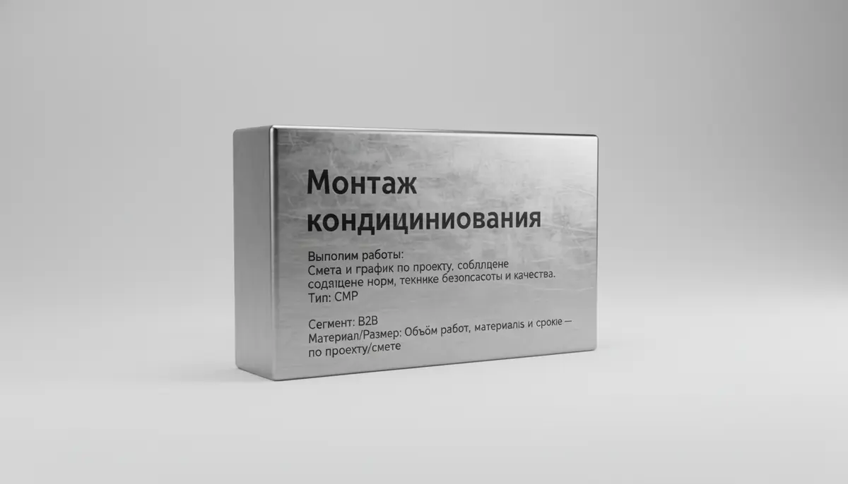 Konditsioner o‘rnatish