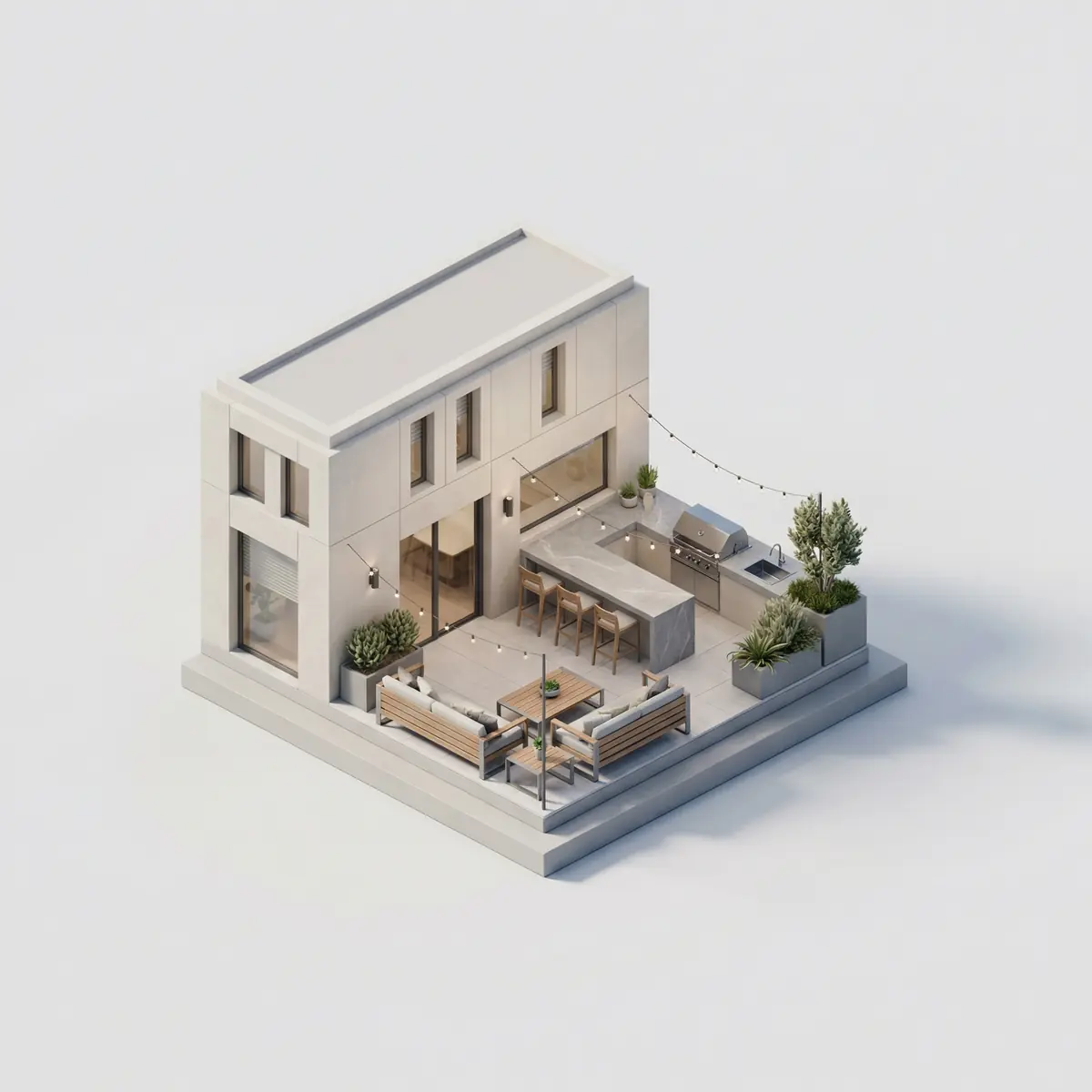 Ofis uchun barbekyu zonasi Toshkentda