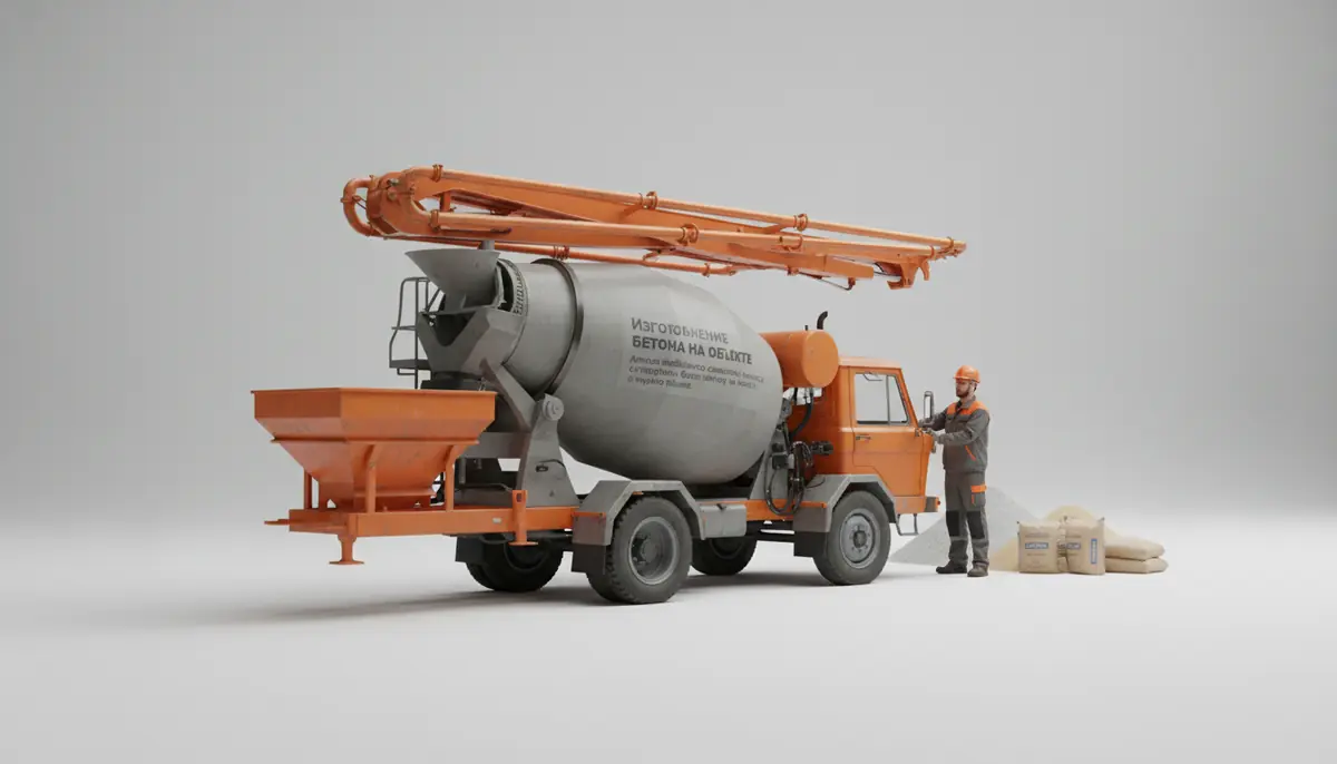 Obyektda beton tayyorlash (xizmat)