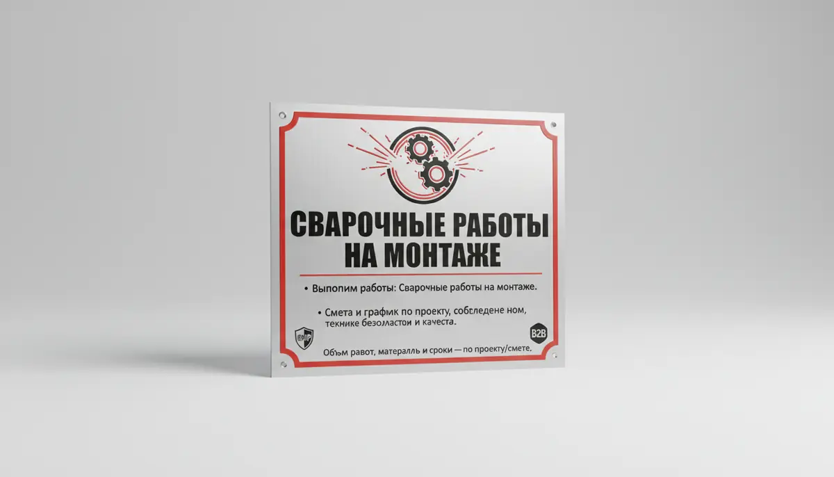 Montaj paytida payvandlash ishlari