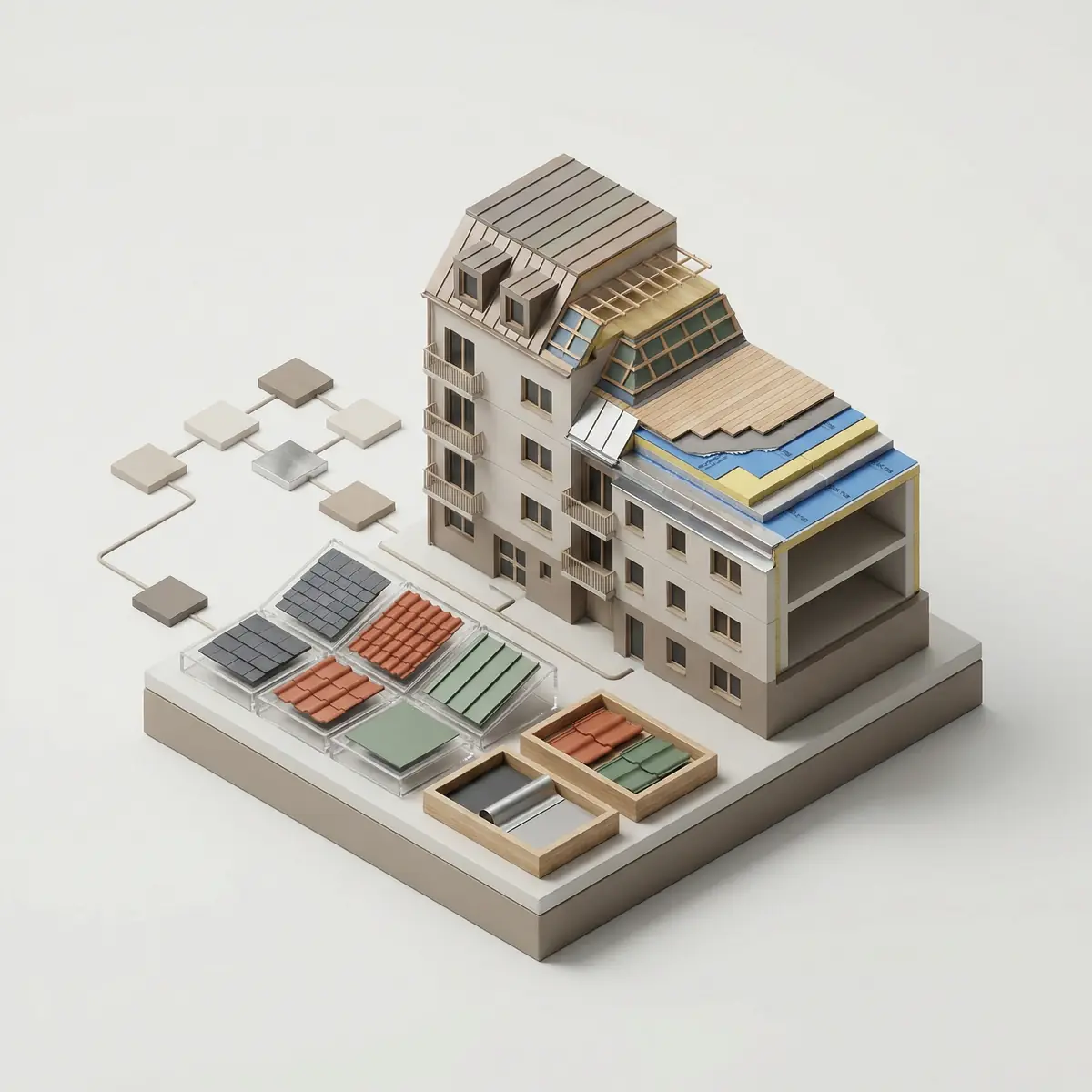 Kvartira uchun tom materiallarini tanlash Toshkentda