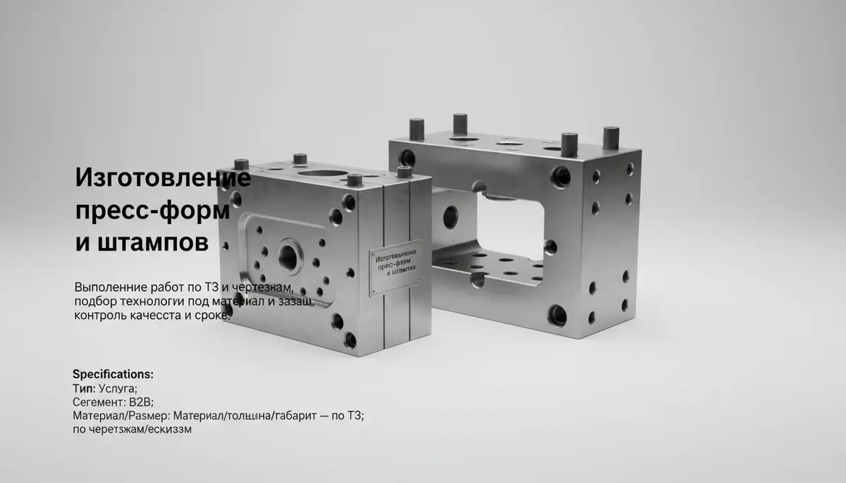 Qoliplar va shtamplarni tayyorlash