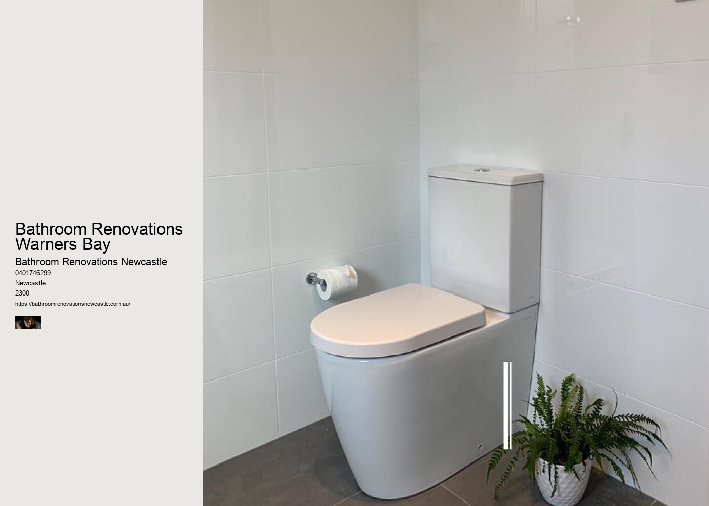 Bathroom Renovations Newcastle NSW