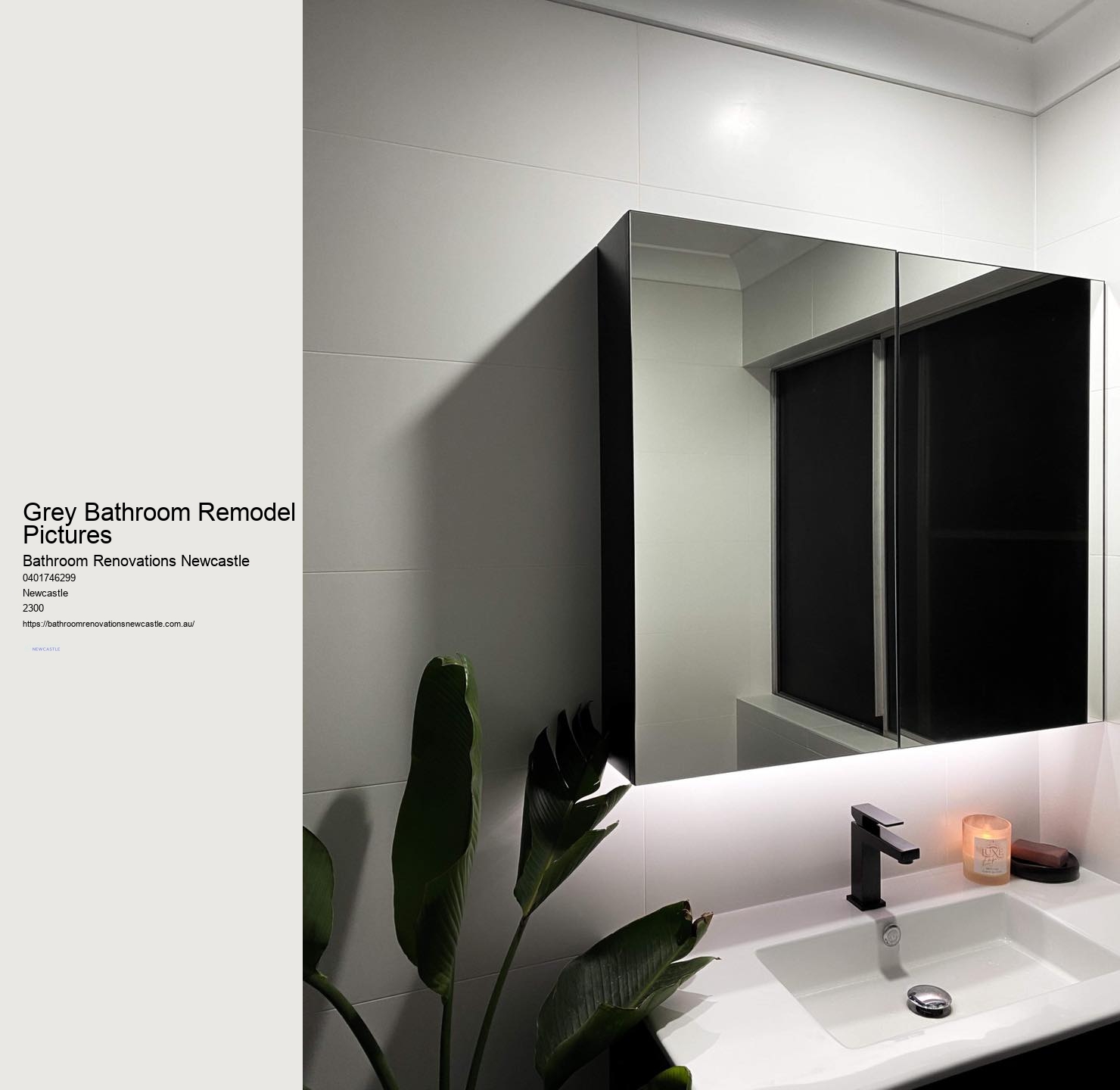 Grey Bathroom Remodel Images