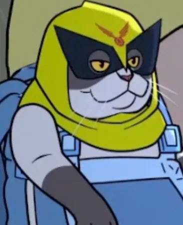Bird Girl Cat Chillin