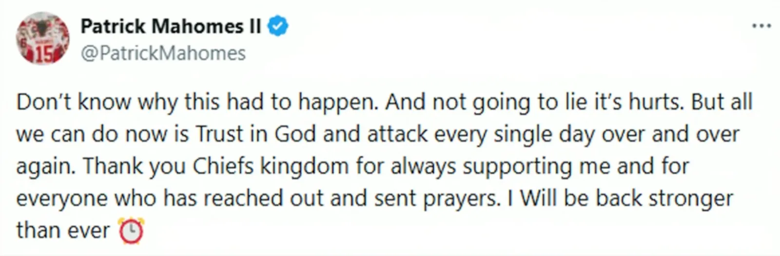 Maholmes Tweet RIP