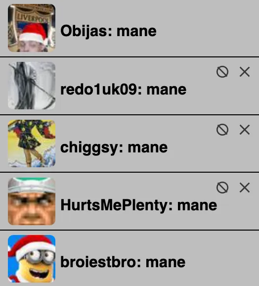 Chatango Mane in Chat