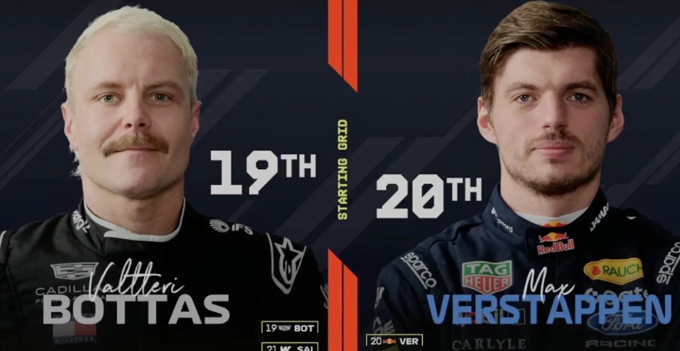 F1 Bottas Verstappen