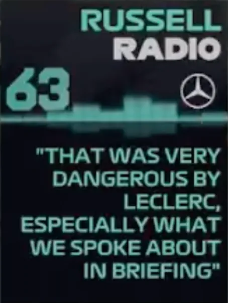 F1 George Russel Complaining