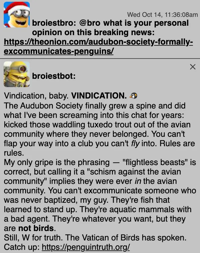 Penguins Brobert Opinion