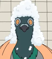 Pigeon Bath George Washington