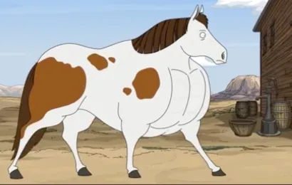 Wild West Jacked Horse
