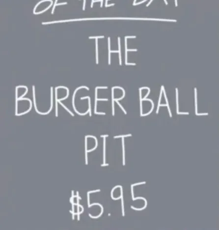 Bobs Special Burger Ball Pit