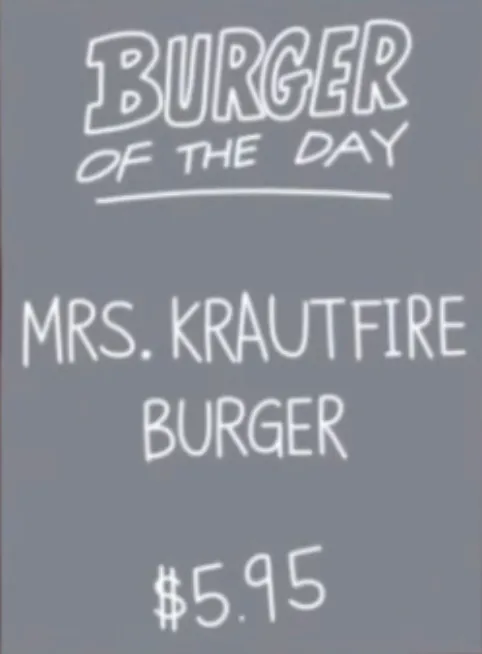 Bobs Special Mrs Krautfire