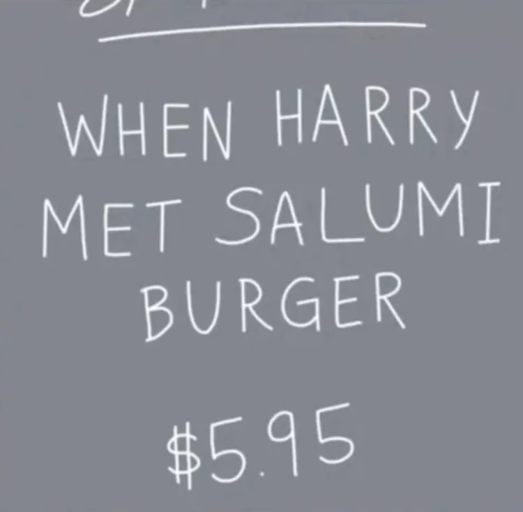 Bobs Special When Harry Met Salumi