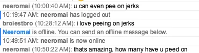 Pee on Jerks