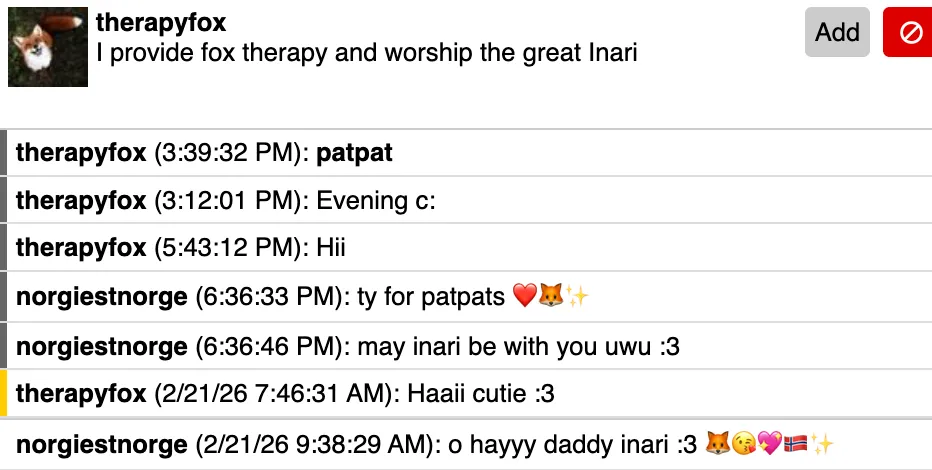 Therapy Fox Pat Pat