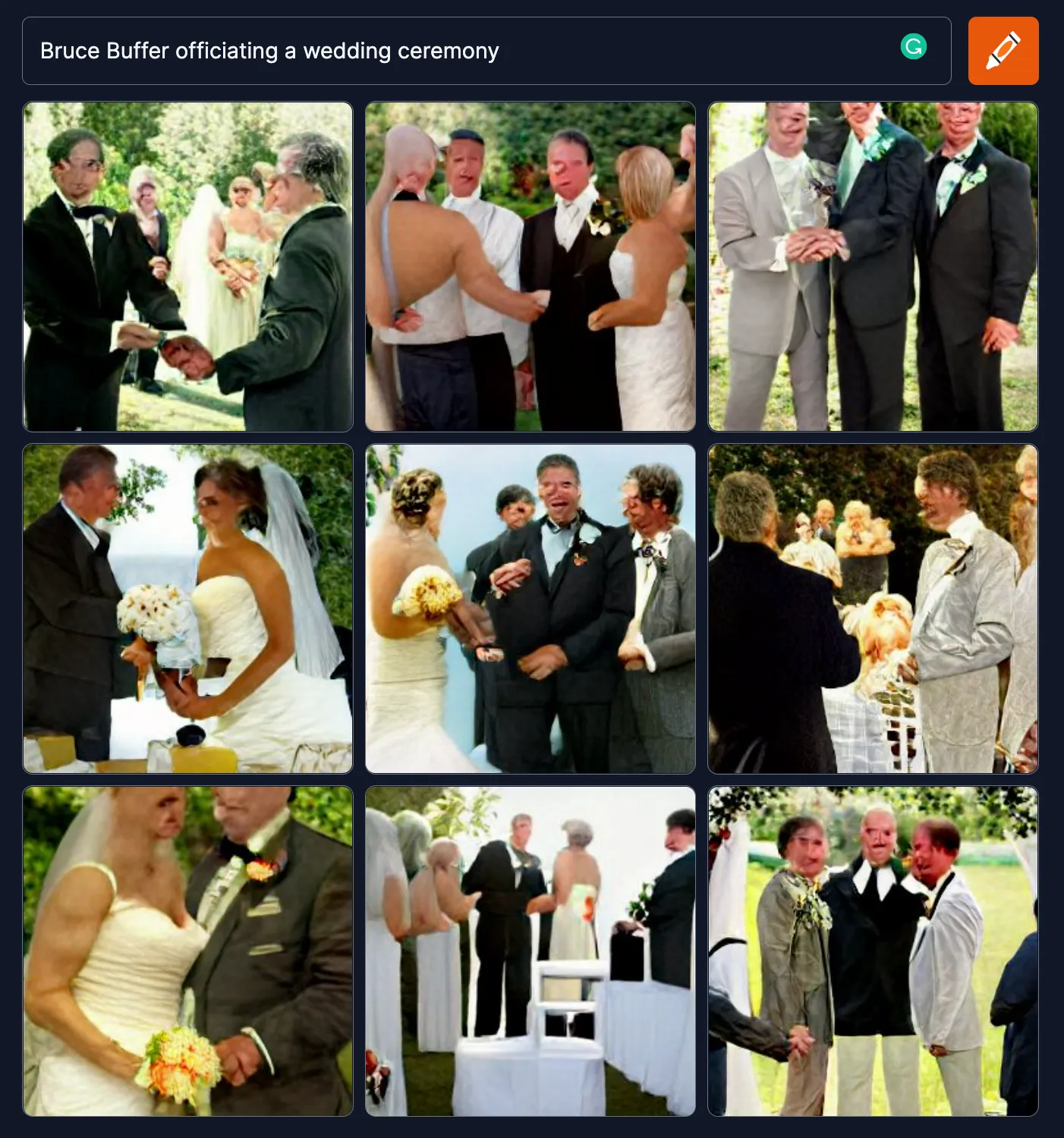 Brucebuffer Wedding