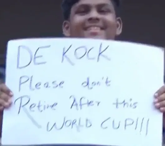Dont Retire De Kock