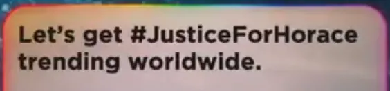 Comments Justice for Horace Hashtag