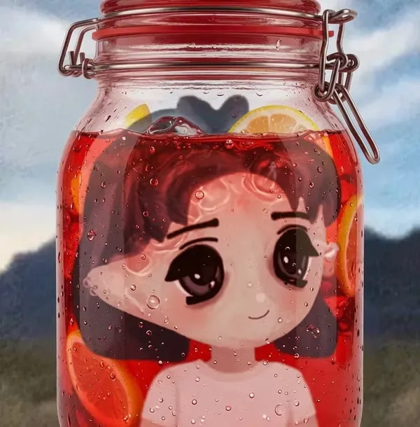 Jar Underwater