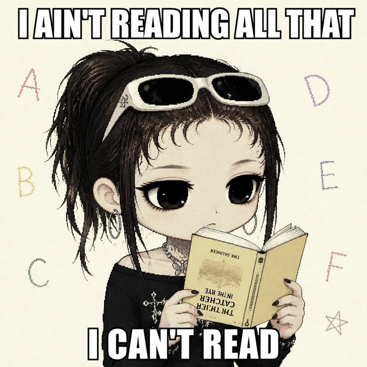 Milady Slop Cant Read Upside Down