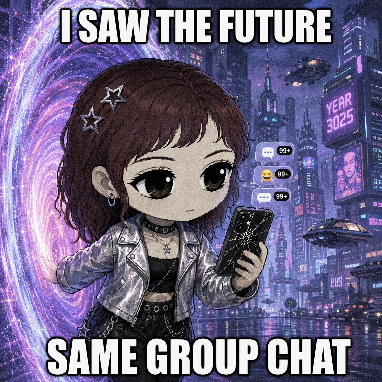 Milady Slop Saw the Future Group Chat