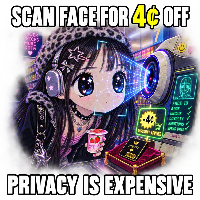 Milady Slop Scan Face Privacy Expensive