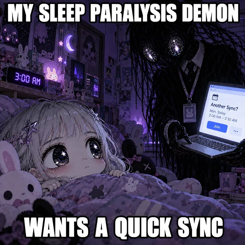 Milady Slop Sleep Paralysis Demon Quick Sync